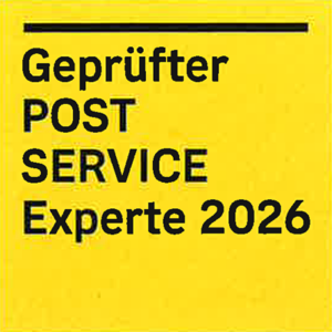 Logo-Zertifikat-Gepruefter-Post-Service-Experte-2026