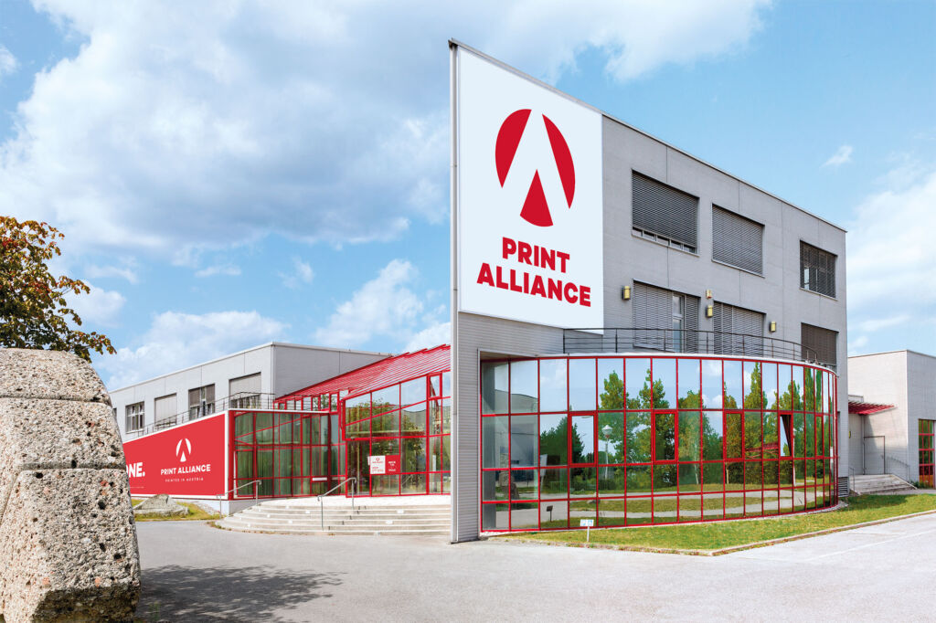 Print Alliance Eingangsbereich Druckerei