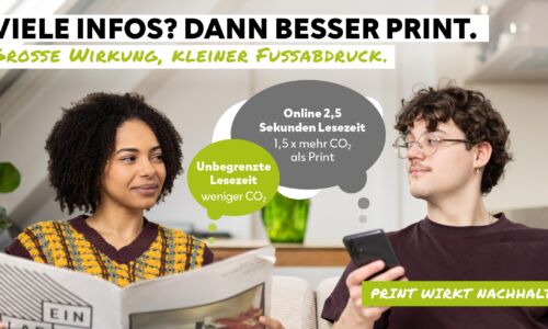 Darum ist Print die nachhaltige Werbelösung
